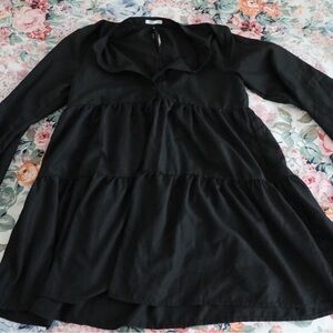 Womens black dress/blouse size medium